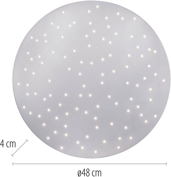 Paul Neuhaus modern mennyezeti lámpa sparkle acél pln14673-55