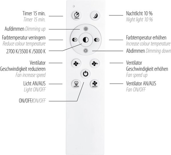 Paul Neuhaus modern mennyezeti lámpa flat-air fehér pln14643-16