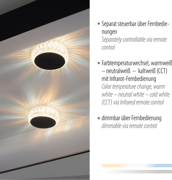 Paul Neuhaus glamour modern mennyezeti lámpa vertigo fekete pln14385-18