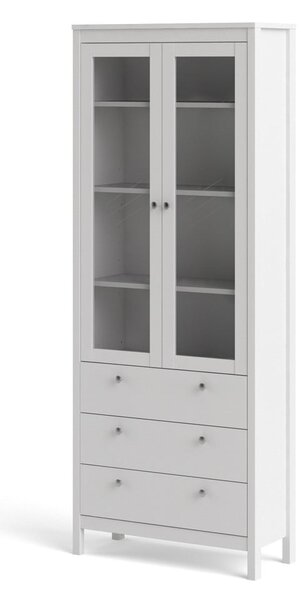 Fehér tálalószekrény 78x199 cm Madrid – Tvilum