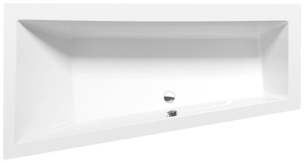 Polysan Polysan, ANDRA L aszimmetrikus kád 160x90x45cm, fehér, 81521