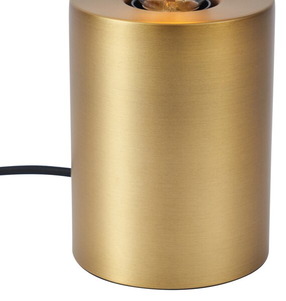Modern asztali lámpa sárgaréz 13 cm - Cylinder