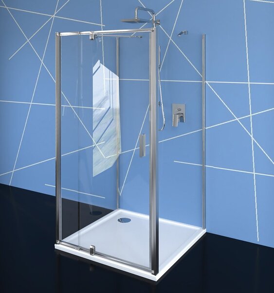 Polysan, EASY LINE zuhanykabin három falú 800-900x1000mm, forgóajtós bal/jobb változat, átlátszó üveg, EL1615EL3415EL3415