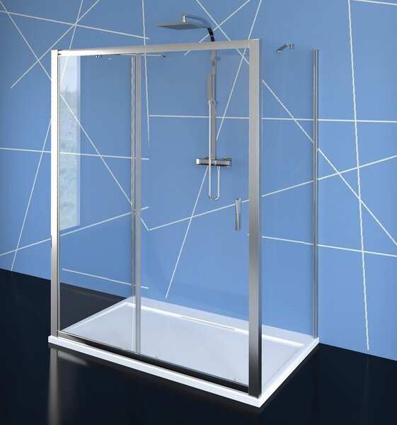 Polysan, EASY LINE zuhanykabin három falú 1300x700mm, bal / jobb változat, átlátszó üveg, EL1315EL3115EL3115