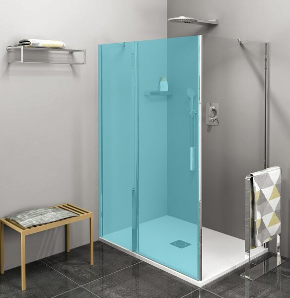 Polysan, ZOOM LINE zuhany oldalfal 1000mm, átlátszó üveg, ZL3210