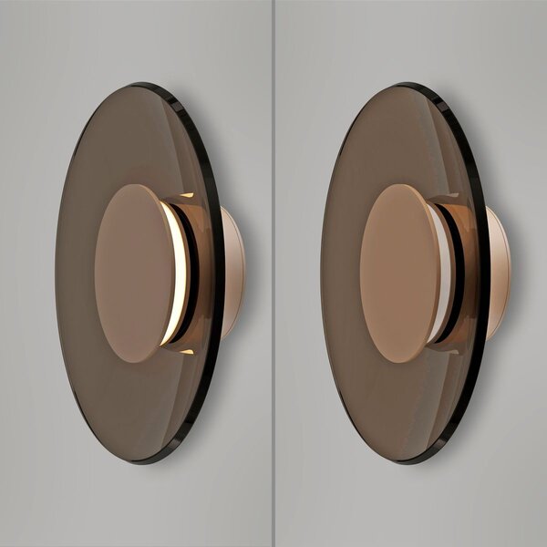 Paul Neuhaus modern fali lámpa pure moon barna pln9594-97