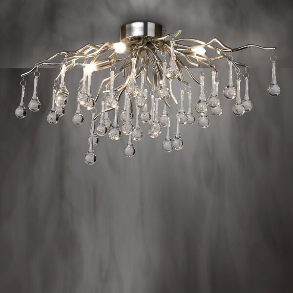 Paul Neuhaus glamour modern mennyezeti lámpa icicle acél pln8090-55