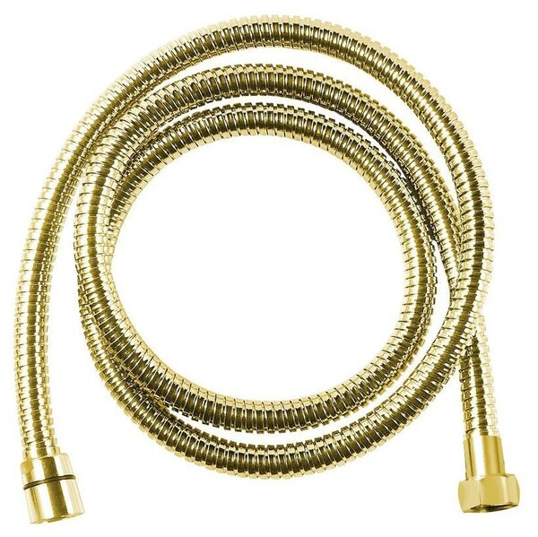Reitano Rubinetteria Reitano Rubinetteria, POWERFLEX fém zuhanycső, fonott, 175 cm, arany, FLE10ZL