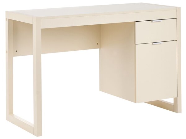 Íróasztal JOHNSON Világosbézs 112 cm 50 cm