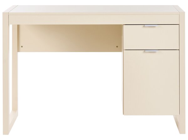 Íróasztal JOHNSON Világosbézs 112 cm 50 cm