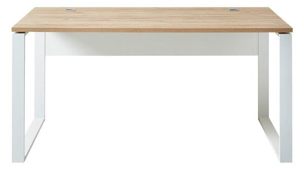 Íróasztal tölgyfa dekorral 158x79 cm Lioni - Germania