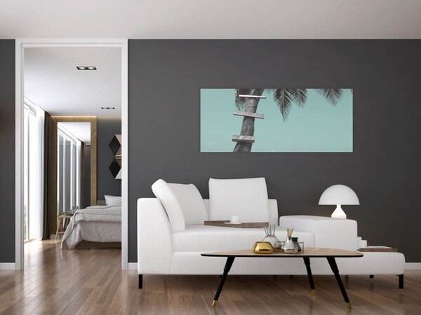 Kép - Palma a Karib-tengeren (120x50 cm)