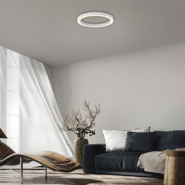 Paul Neuhaus modern mennyezeti lámpa pure lines round fehér pln6309-16