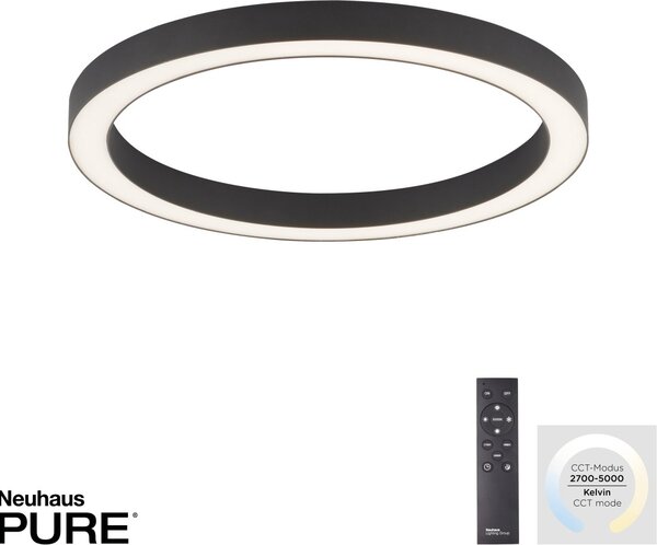 Paul Neuhaus modern mennyezeti lámpa pure-lines antracit pln6309-13