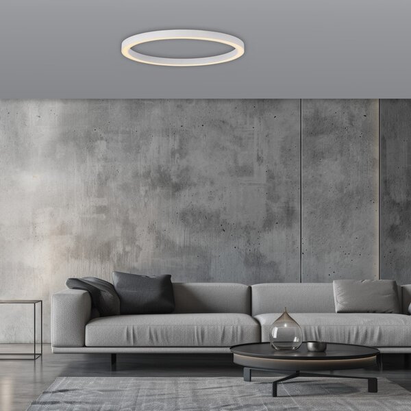 Paul Neuhaus modern mennyezeti lámpa pure lines round fehér pln6306-16