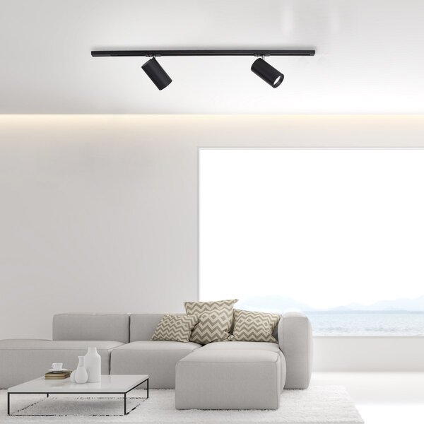 Paul Neuhaus modern spot lámpa pure-technik fekete pln6214-18