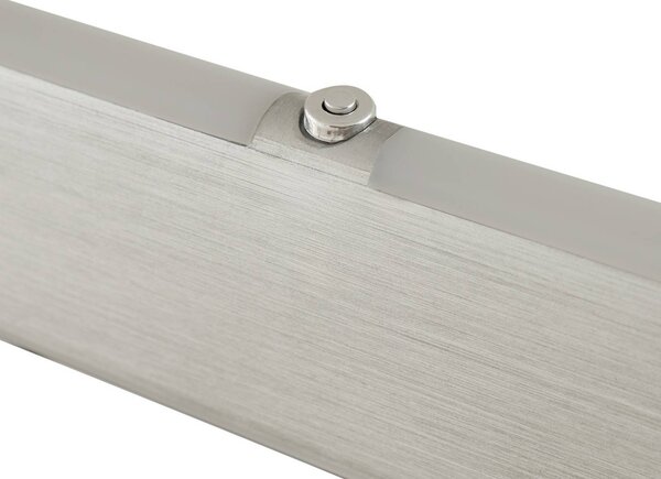 Lucande LED lógó lámpa Arvon, alumínium színű, 117 cm, dimmelhető, CCT, dimmelhető, Alu / szürke / cink, Nappali / Étkező, fém, Modern