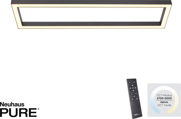 Paul Neuhaus modern mennyezeti lámpa pure-lines antracit pln6023-13