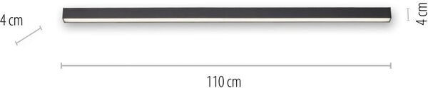 Paul Neuhaus modern mennyezeti lámpa pure-lines antracit pln6021-13