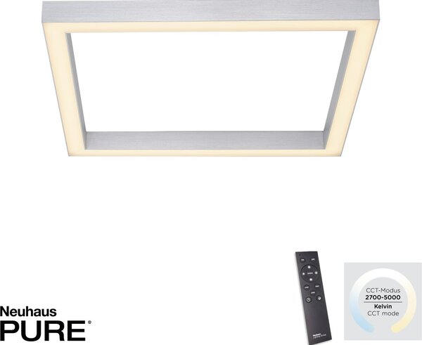 Paul Neuhaus modern mennyezeti lámpa pure-lines eloxált alumínium pln6022-95