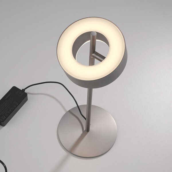 Paul Neuhaus modern asztali lámpa q-rotate alumínium pln4324-95