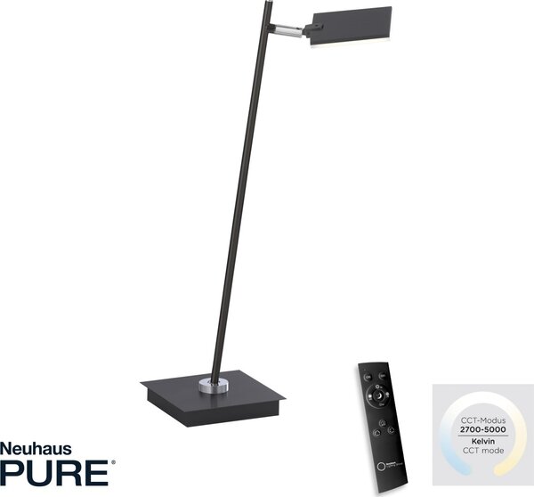 Paul Neuhaus modern asztali lámpa pure-mira antracit pln4356-18