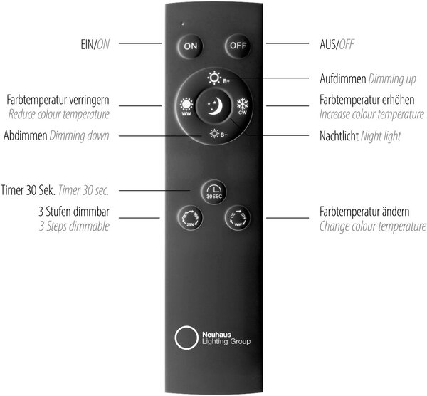 Paul Neuhaus modern állólámpa pure-mira antracit pln356-18