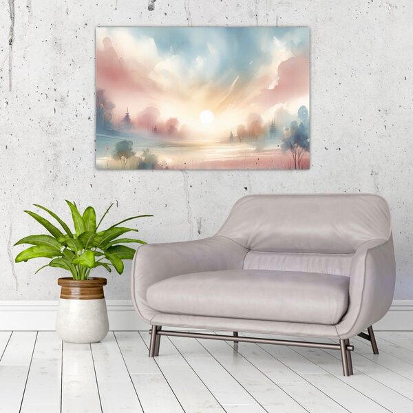 Kép - Elegáns tájkép (90x60 cm)