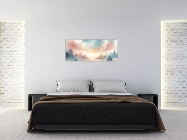 Kép - Elegáns tájkép (120x50 cm)