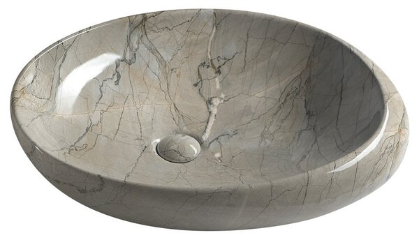Sapho Sapho, DALMA kerámia mosdó 68x16,5x44 cm, grigio, MM313