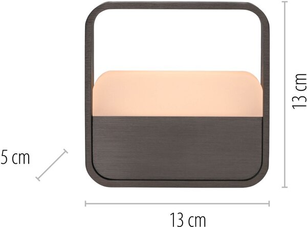 Paul Neuhaus modern asztali lámpa pure go sötétbarna pln4055-34
