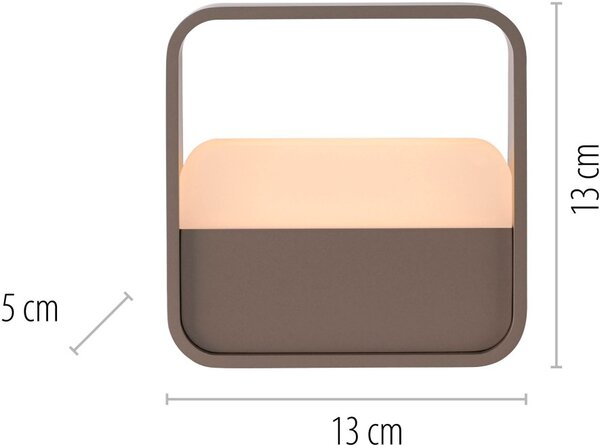 Paul Neuhaus modern asztali lámpa pure go barna pln4055-97