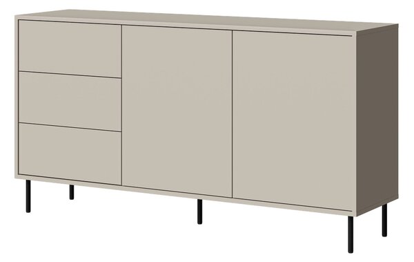Komód Talsou 101, Laminált forgácslap, 80x151x39cm, Kasmír