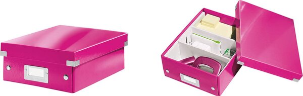 Leitz Click&Store A5 rózsaszín rendszerező doboz