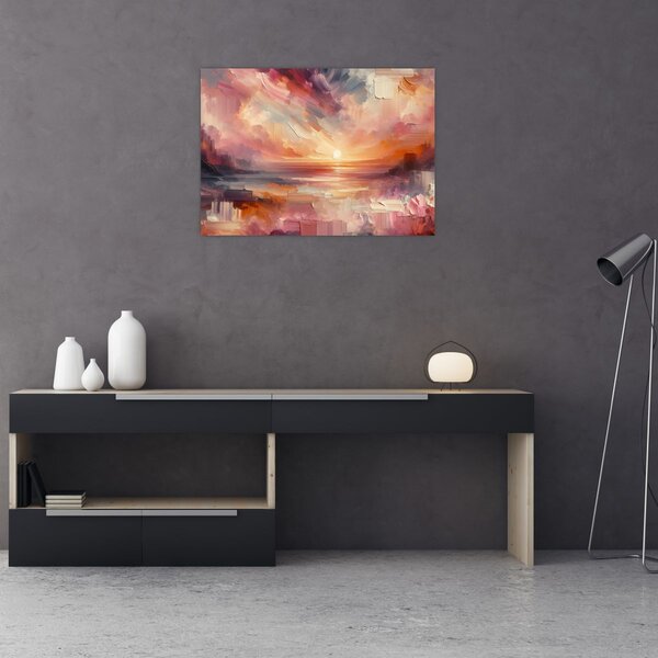 Kép - Festett alkonyat (70x50 cm)
