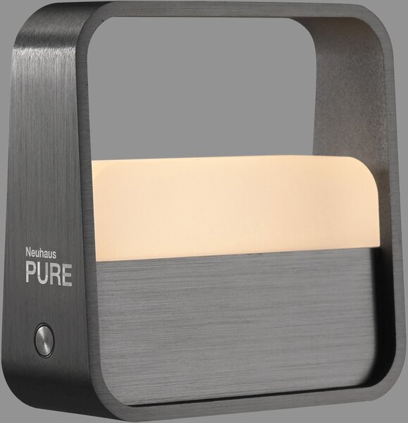 Paul Neuhaus modern asztali lámpa pure go szürke pln4055-15