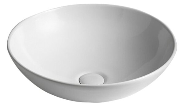Sapho Sapho, DIMP kerámia pultra szerelhető mosdó, Ø 46cm, fehér, WH060