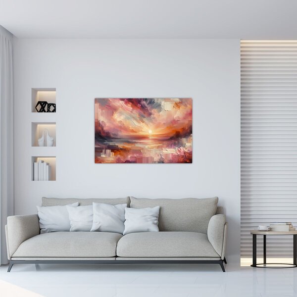Kép - Festett alkonyat (90x60 cm)