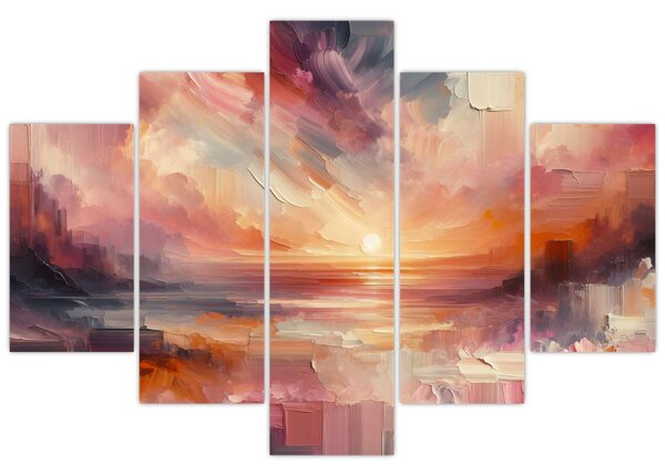 Kép - Festett alkonyat (150x105 cm)