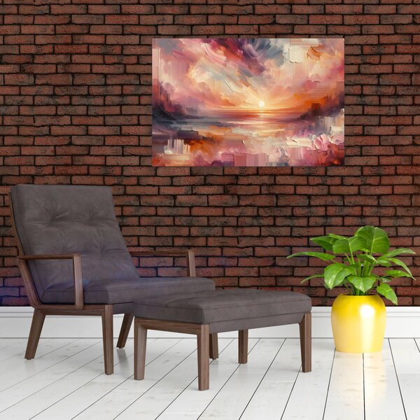 Kép - Festett alkonyat (90x60 cm)