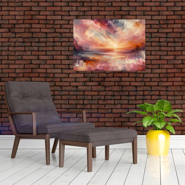 Kép - Festett alkonyat (70x50 cm)