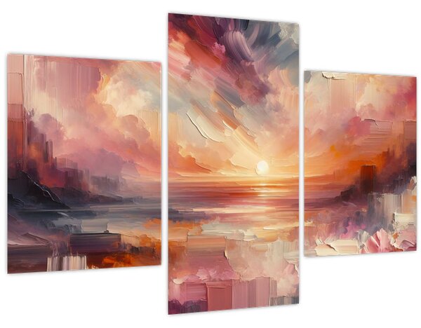 Kép - Festett alkonyat (90x60 cm)
