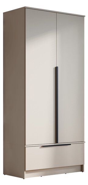 Gardróbszekrény Sarasota 200, Laminált forgácslap, 193x91x51cm, Kasmír