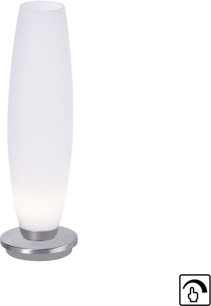 Paul Neuhaus modern asztali lámpa tyra ezüst pln4027-55