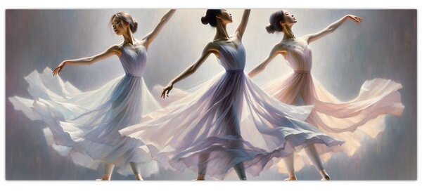Kép - Három balerina (120x50 cm)