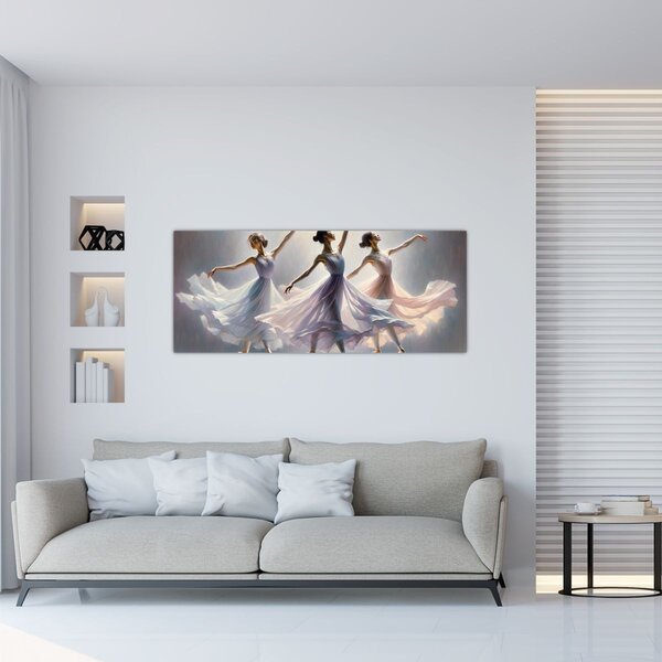 Kép - Három balerina (120x50 cm)