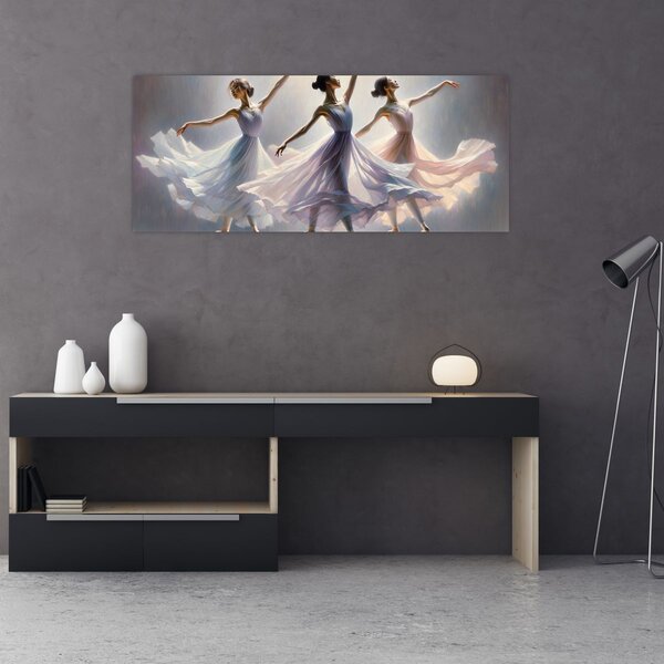 Kép - Három balerina (120x50 cm)