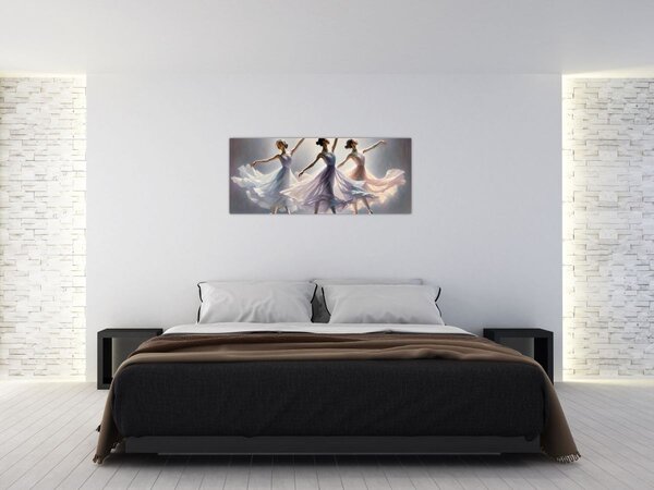 Kép - Három balerina (120x50 cm)