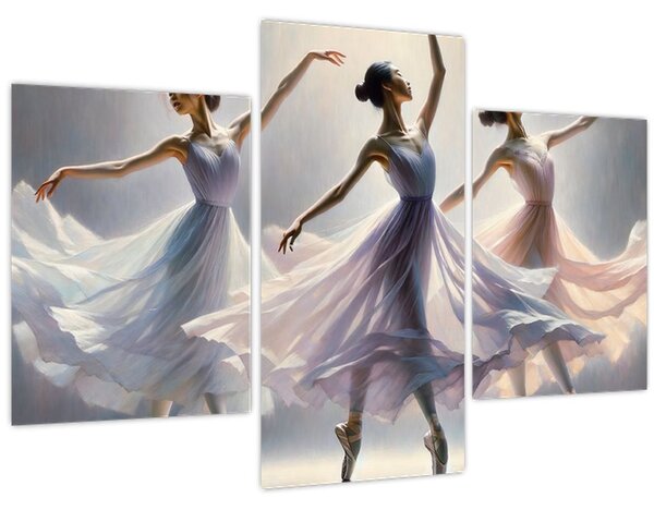 Kép - Három balerina (90x60 cm)