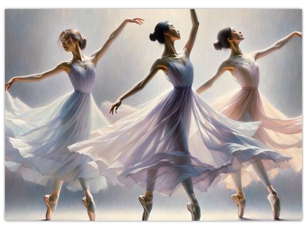 Kép - Három balerina (70x50 cm)